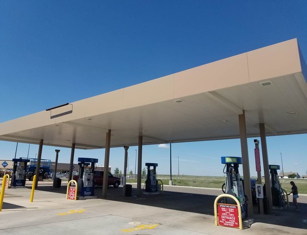 A Big Gasoline Station